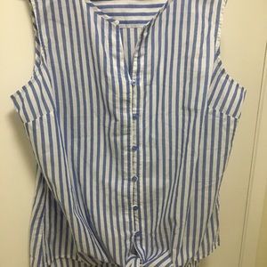 Cool Summer Sleeveless Front Tie Top